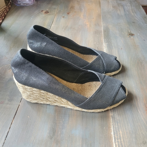 Ralph Lauren Cecilia Espadrille Wedge Shoes - Picture 3 of 8